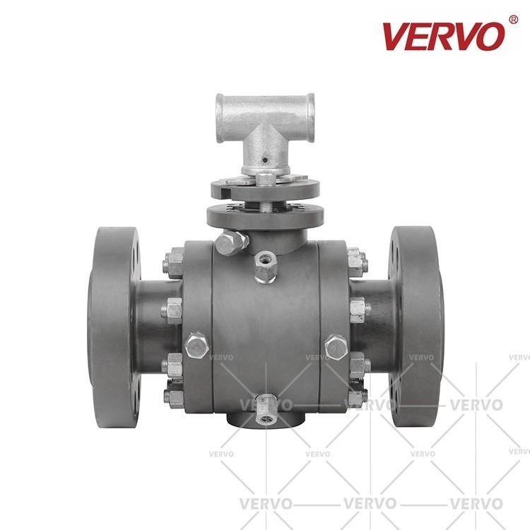 China 3/4 1/2in 2 Inch 4 Inch 2 Piece 3 Api 608 Trunnion Ball Valve Double Block And Bleed DBB factory