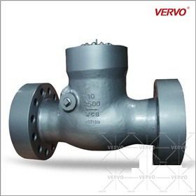 PSC High Pressure Swing Check Valve Dn250 2500lb Rf 10&quot; Asme 16.34 Wcb Rf Flanged Full Bore