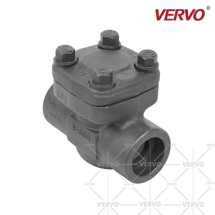 China Dn25 Class 800 Piston Lift Check Valve In Vertical Position LF2 Bolted Bonnet High Pressure factory