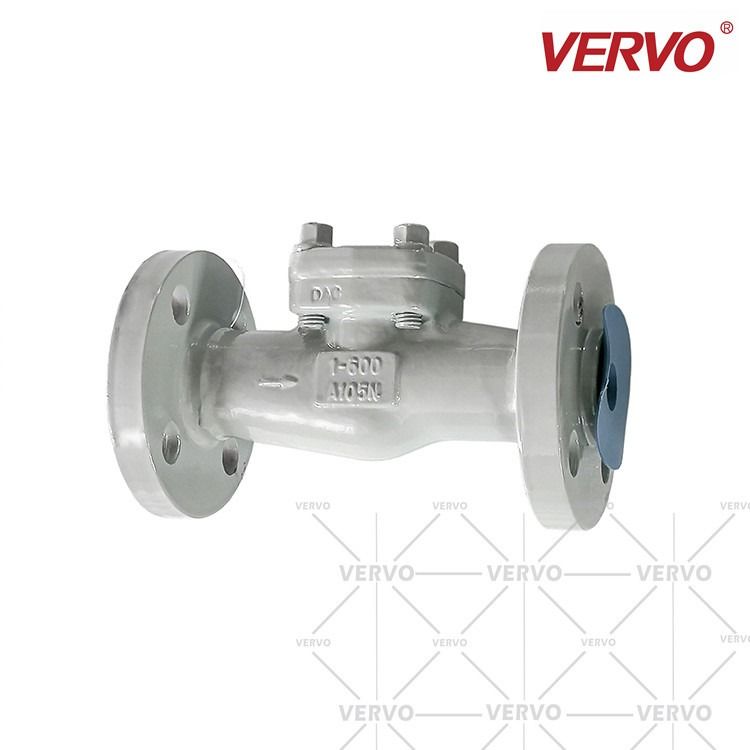 China 1&quot; Forged Steel Piston Check Valve Vertical Lift A105 Dn25 600lb Oxygen Rf Nrv Check Valve factory