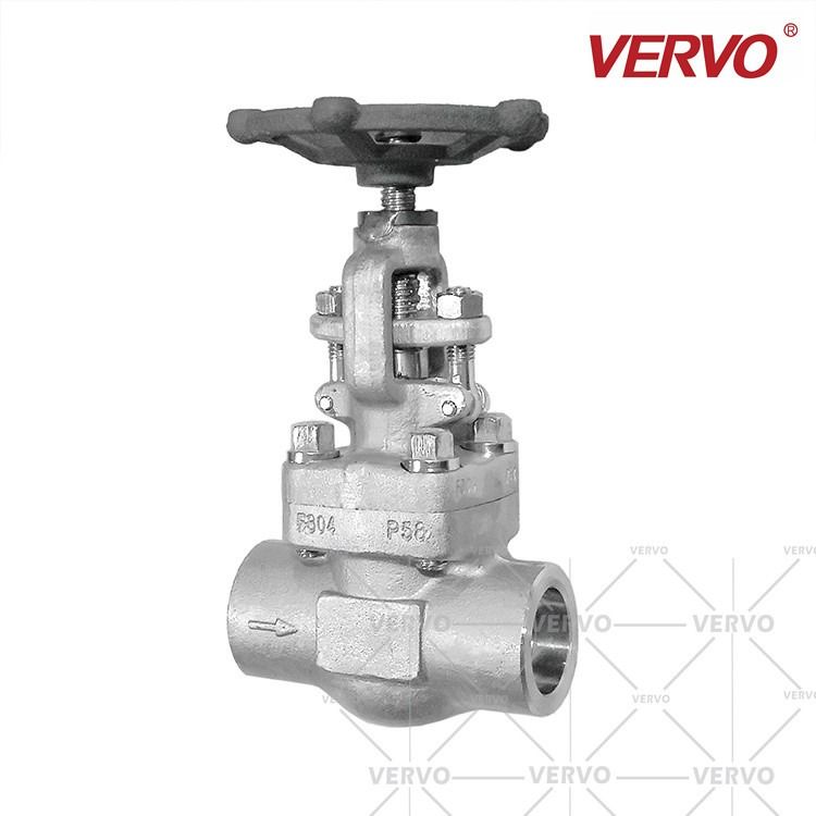 Forged Steel Globe Valve Stainless F304 1inch Dn25 800lb Sw Needle Globe Valve Stainless Steel Valves Outside Screw