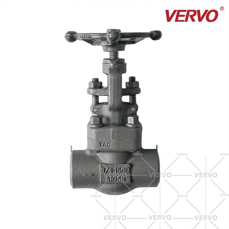 China High Pressure Thread Carbon Steel Globe Valve A105 1500LB API602 BS5354 Industrial Globe Valve factory