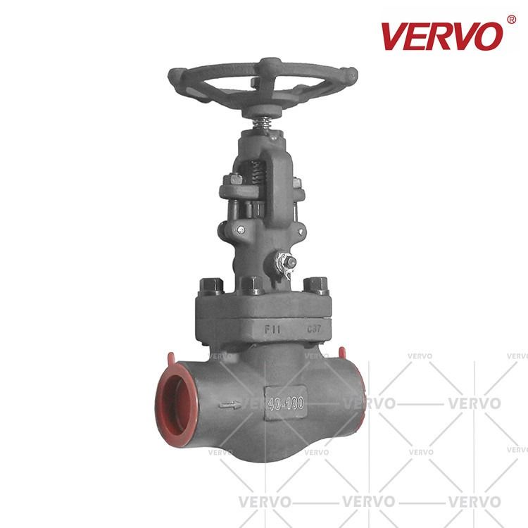 China 3 Inch Forged Steel Vacuum Globe Valve Dn40 SW Class 800 Control For Water Oil Steam factory