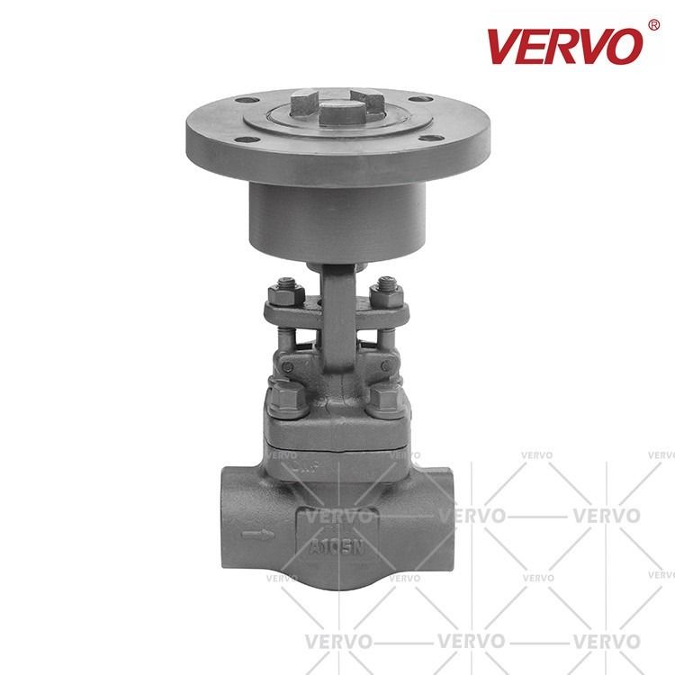 Bare Stem Globe Valve 800LB Globe Valve Electric Operated Globe Valve 2'' Control Globe Valve API602 ISO5210 Bare Stem