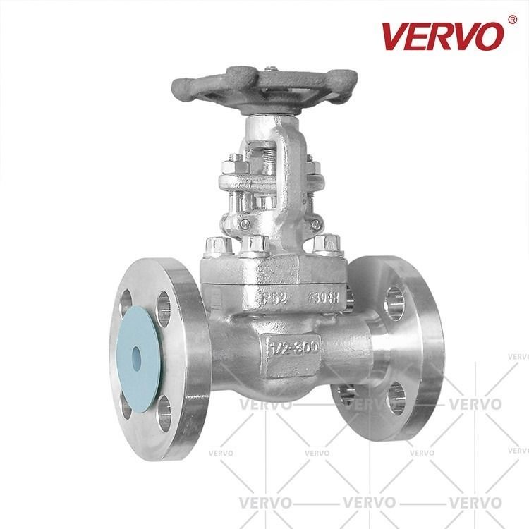 China Monolithic Forged Flange Globe Control Valve Professional Supplier Stock Valve F304H Stainless Steel Globe Valve factory