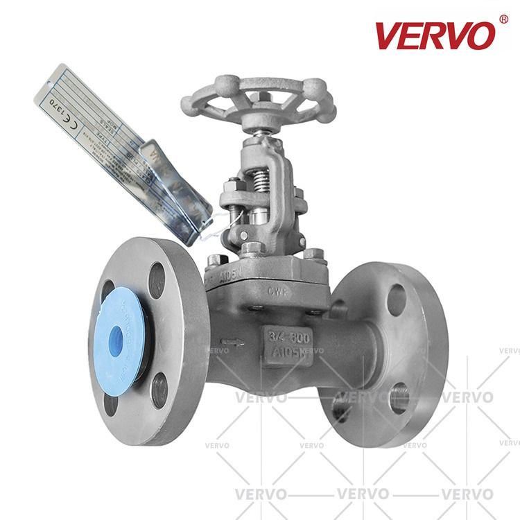 API602 BS5352  Industrial Globe Valve Dn20 3/4 Inch  600lb Forged Steel A105n Rf Welded Flanged