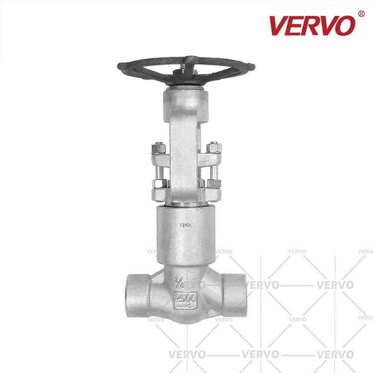 China 2500Lb Dn20 Industrial Globe Valve Sw Globe Valve Pressure Seal Bonnet factory