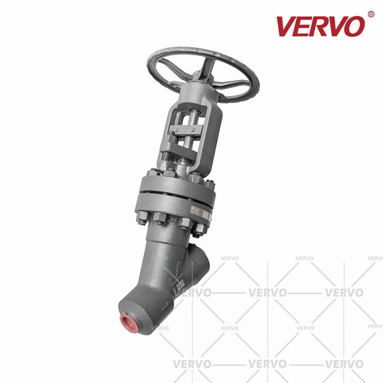 Bolted Bonnet Industrial Globe Valve Dn50 PN420 2 Inch Y Type A105 2 Inch