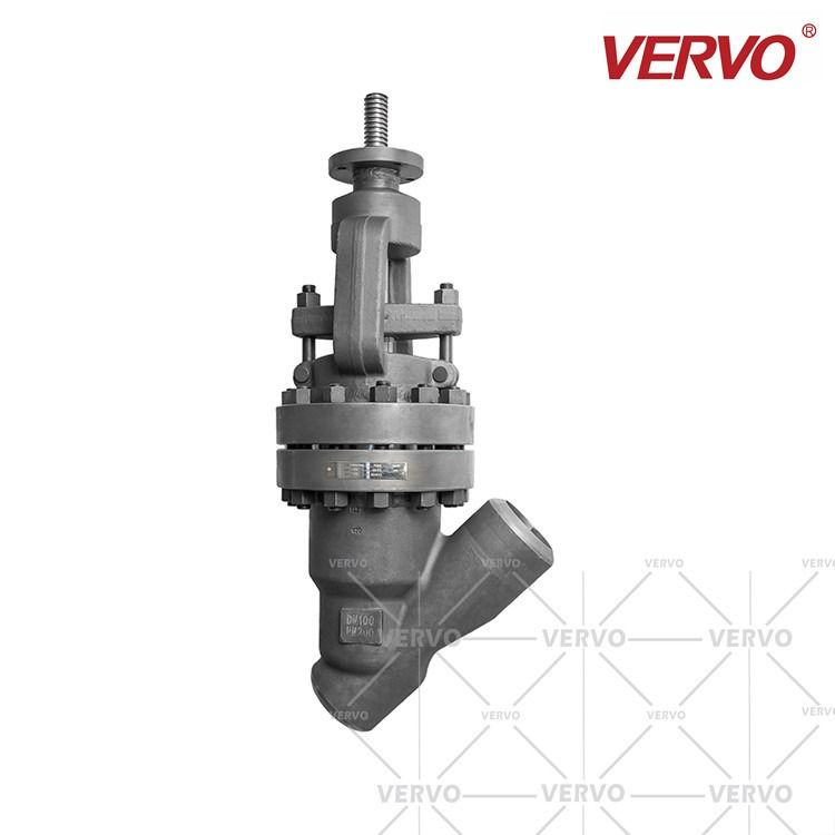 China 1 1/2 Inch Bolted Bonnet Globe Valve Astm A105 Dn50 PN420 Y Pattern factory