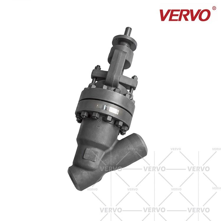 1 1/2 Inch Bolted Bonnet Globe Valve Astm A105 Dn50 PN420 Y Pattern