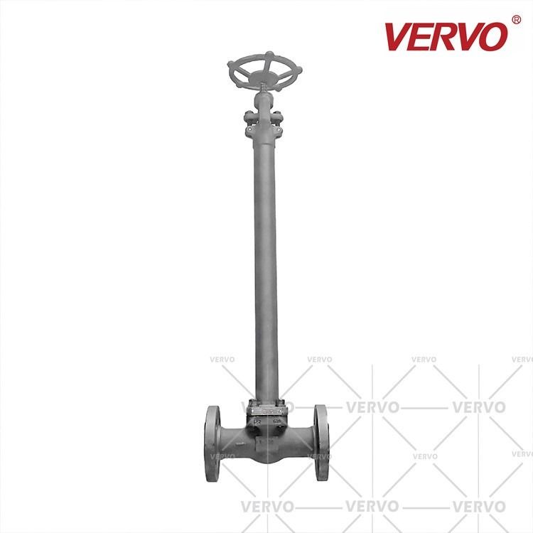 China Cryogenic Globe Valve 1 Inch Dn25 300lb Flanged RF Extended Stem BB Globe Valve 1 inch Low Temperature LF2 Valve factory