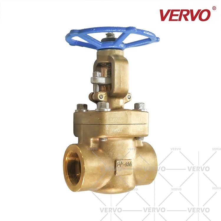 China API602 Gate Valve Forged Steel Aluminum Bronze C95800 Gate Valve 2 1/2 Inch Gate Valve Dn65 Gate Valve 800lb NPT Valve factory