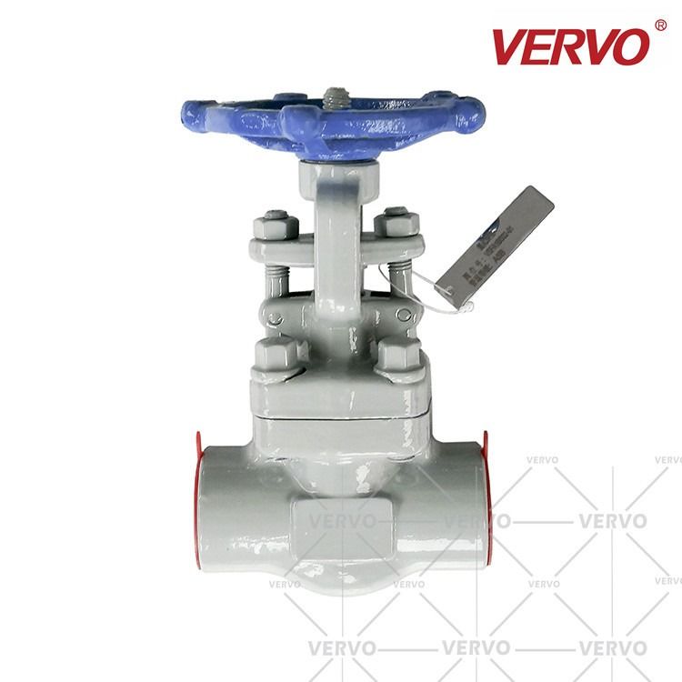 Gate Valve Forged Steel A105N 1 Inch Dn25 800lb SW Socket Weld Gate Valve Solid Wedge Gate Valve A105 Forged Steel