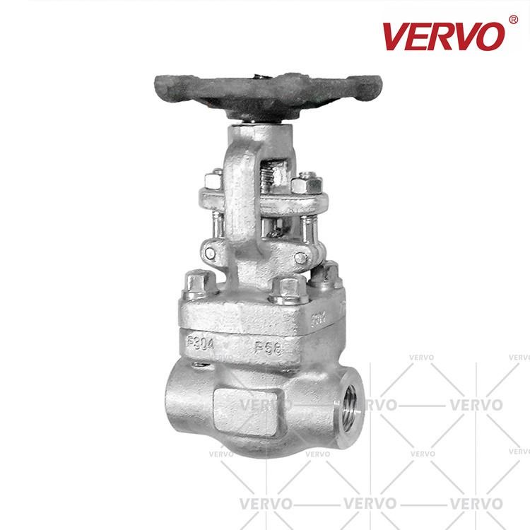 China Threaded End Valve Stainless Steel F304 Dn25 800LB Handwheel Operation industrial gate valve 1 Inch Gate Valve API602 factory