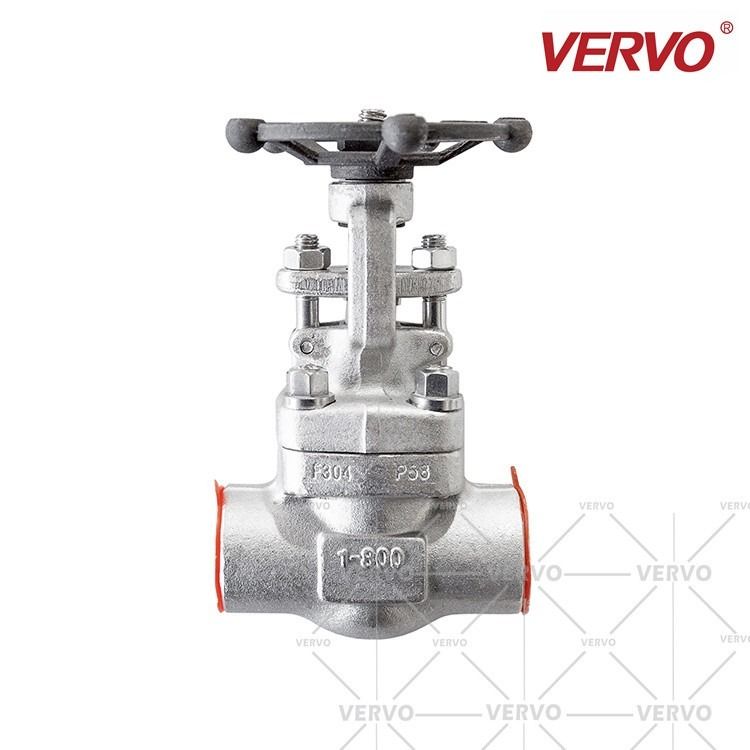 Socket Welding Gate Valve DN25 Gate valve full port gate valve stainless steel gate valve 1Inch gate valve A182 F304 BB