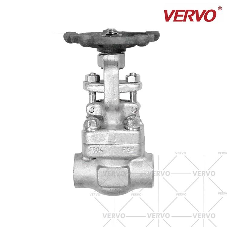 25mm 20mm 15mm Reduce Bore Pressure Seal Gate Valve A182 Dn15 800LB Npt Bolted Bonnet