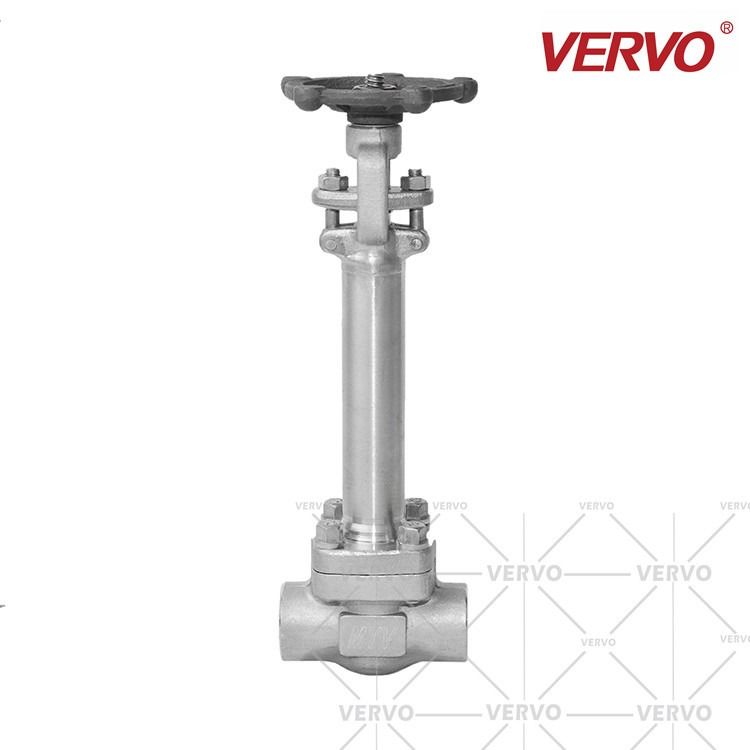 Cryogenic Pressure Seal Gate Valve 22mm 25mm 32mm 40mm DN20 F304 Extension Stem