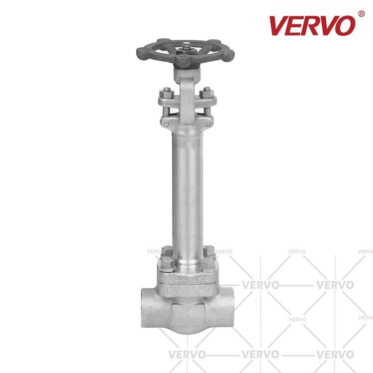 Cryogenic Gate Valve Low Temperature Gate Valve Stainless Steel DN20 800LB Extension Stem Gate Valve Solid Wedge Valve