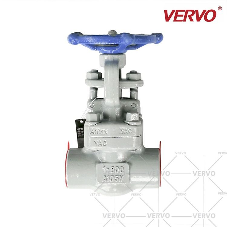 China Forged Steel Pressure Seal Gate Valve 1.5 Inch 15mm 20mm A105N  DN25 800lb Socket Weld A105 factory