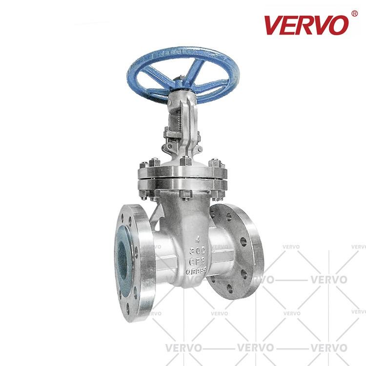 China 4 Inch Cast Steel Gate Valve Class 300 Flanged Gate Valve Dn100 CF8 API600 Full Port factory