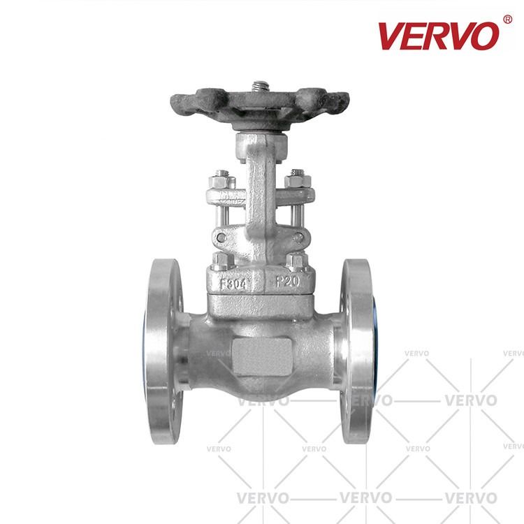 China Monolithic Gate Valve API602 Forged Stainless Steel DN20 150LB RF Flanged Gate Valve Full Port Gate Valve ISO 9001 factory