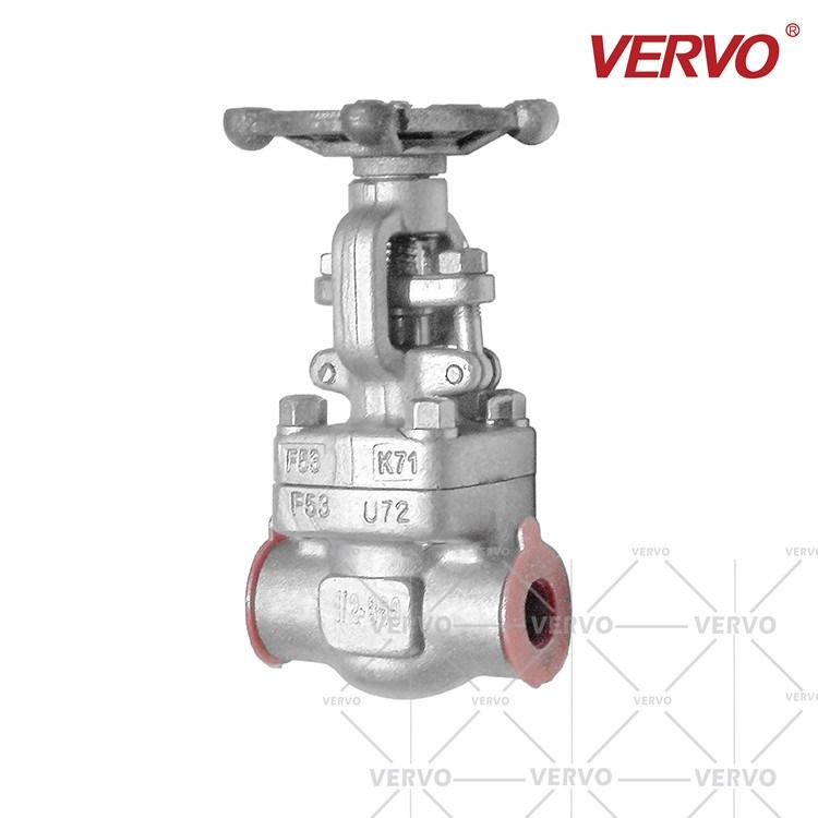 Duplex Gate Valve Stainless Steel DN15 800LB A182 F53 Gate Valve ISO 9001 Certified Stock Valve Stainless Steel Feature