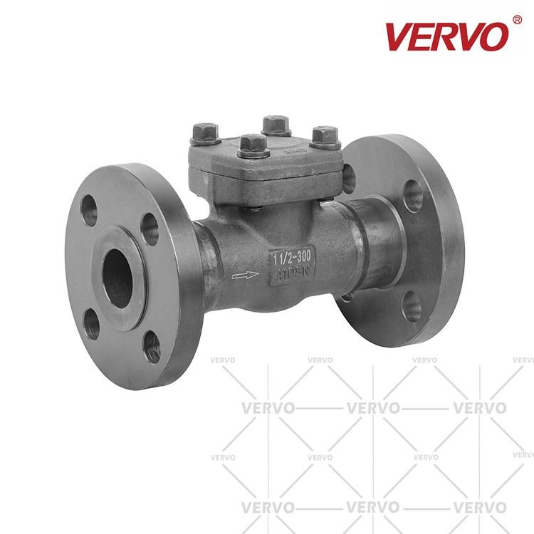 China 25mm Forged Steel Check Valve Class 300 A105N DN40 BS5352 Piston Lift Non Return Valve factory