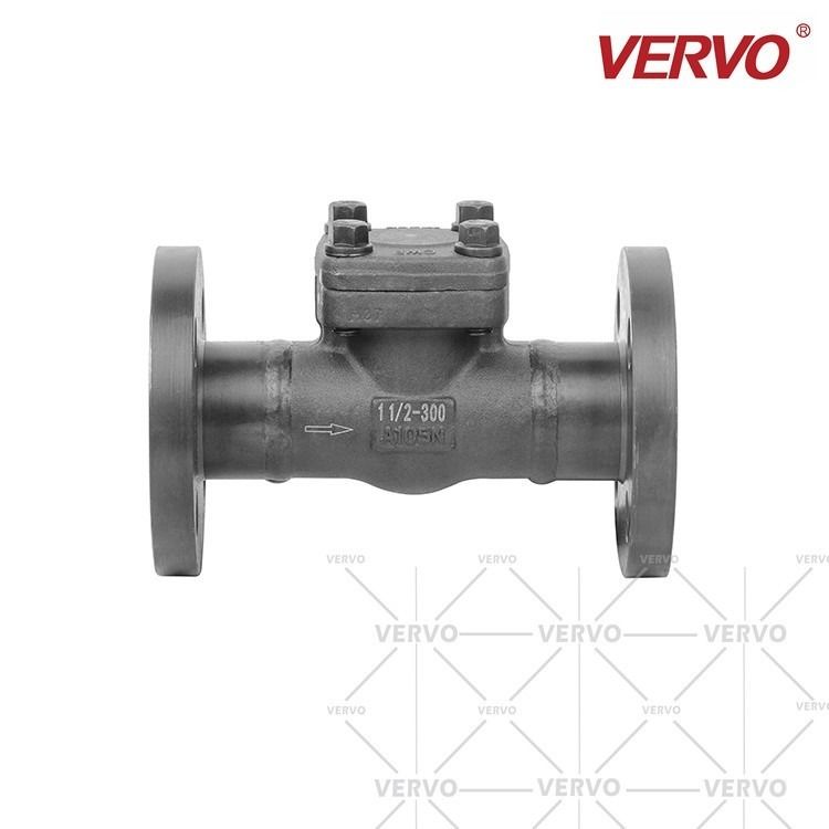 China 25mm Forged Steel Check Valve Class 300 A105N DN40 BS5352 Piston Lift Non Return Valve factory