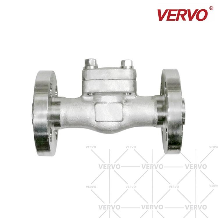 API602 Swing Check Valve 0.5Inch Check Valve Non Return Valve DN15 600LB No Oil Degreasing Paint Check Valve Flange Type