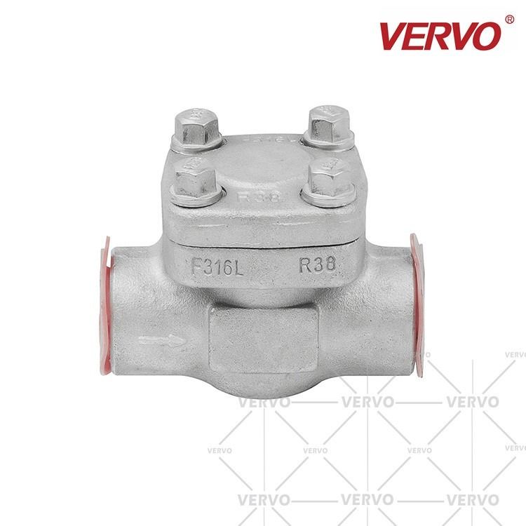 China Stainless Steel Check Valve Forged Steel Check Valve Class 800 Stainless Steel 1Inch 800LB Check Valve SW API602 Valve factory