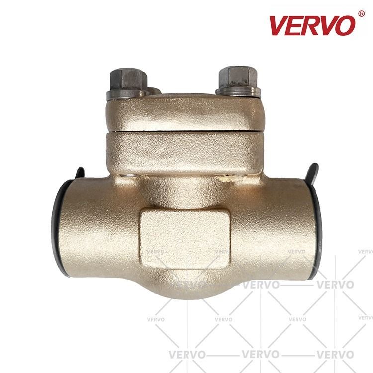 C95800 Bronze Check Valve 1&quot; Class 800  NRV Lift Aluminum Forged Steel Check Valve