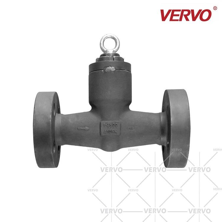 China 25mm 1&#039;&#039; Flanged Pressure Seal Check Valve Piston Lift  2500 LB Forged Steel Check Valve factory