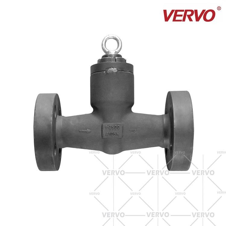 25mm 1&#039;&#039; Flanged Pressure Seal Check Valve Piston Lift  2500 LB Forged Steel Check Valve