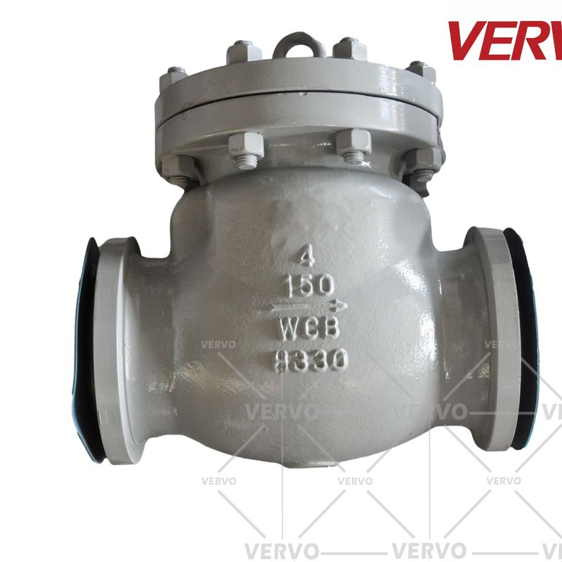 China API6D 4 Inch Flanged Swing Check Valve DN100 A216 WCB 150LB RF BS1868 factory