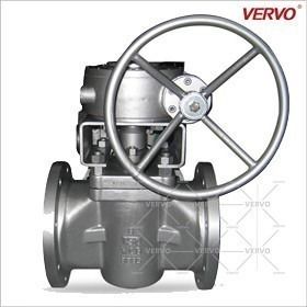 200mm Sleeve Plug Valve API 599 WCB 8 Inch Full Bore Sleeved Plug Valve 150LB DN200 SS Sleeve Lubricated Plug Valve