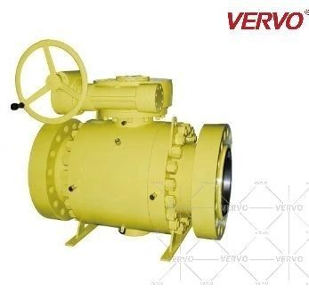 China ASTM 600LB RTJ Trunnion Ball Valve Flanged End Connection factory