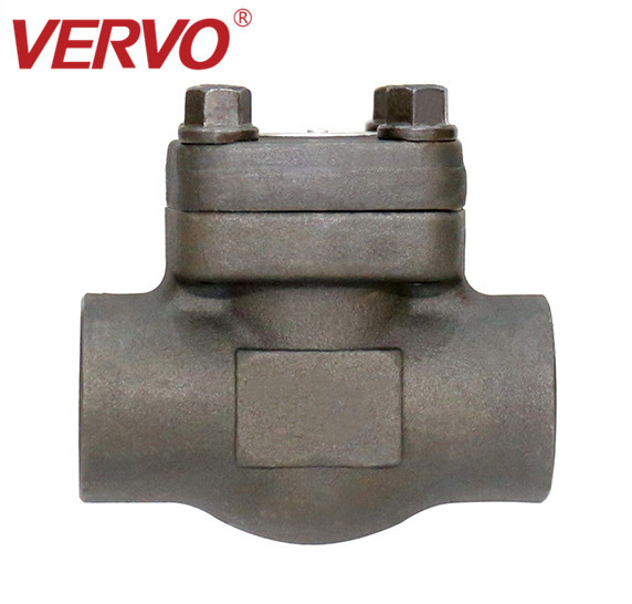 API 602 Design Alloy Forged Steel Check Valves Swing Lift Type Pressure Seal Cover