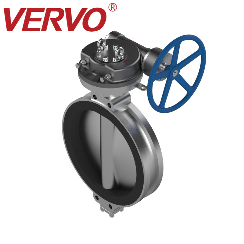 Concentric Rubber Lined Butterfly Valve Anti Corrosive Polymer Material