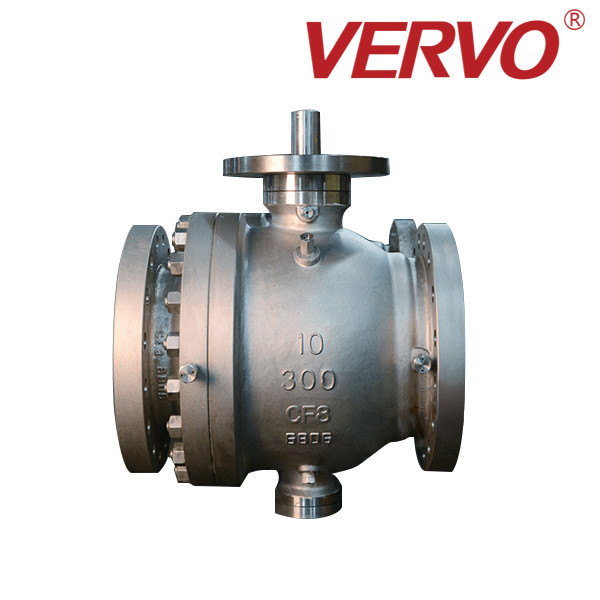 PI Standard 6D Trunnion Ball Valve Pneumatic Duplex Steel Flanged