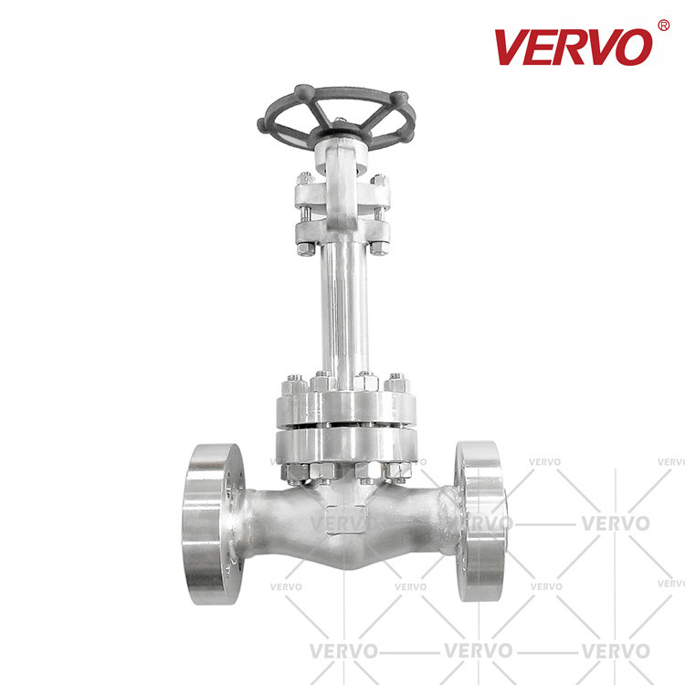 China 2500lb Flange Gate Valve With Middle Bolt Stainless Steel F316 Ultra Extension Rod factory