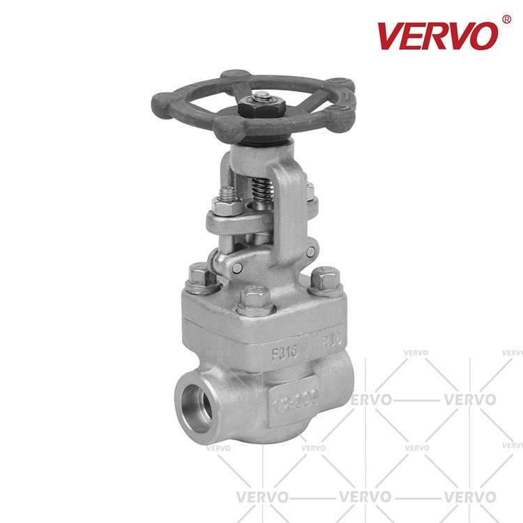 China Threaded Gate Valve Forged Socket Welded Stainless Steel 300LB factory