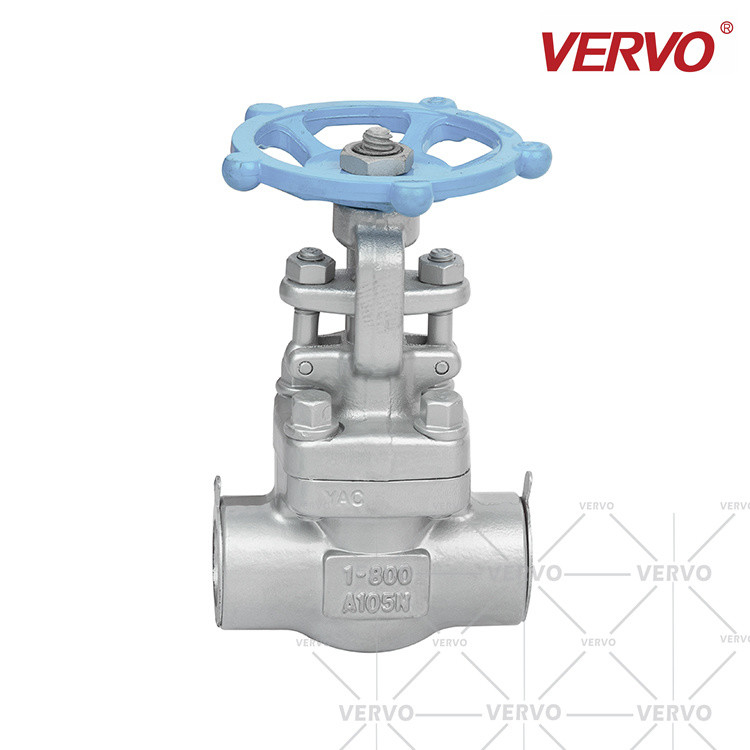 China Non Oil Cast Steel Gate Valve Degreased Forged Steel Socket Welding factory