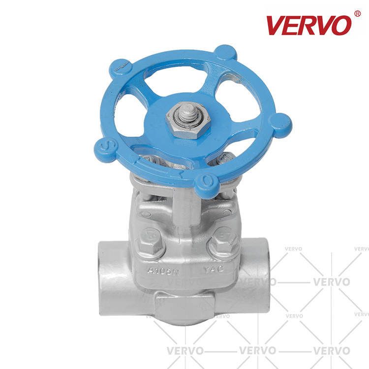 China Non Oil Cast Steel Gate Valve Degreased Forged Steel Socket Welding factory